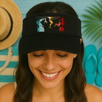 Robot Robotics Engineer Retro Vintage Valucap Bio-Washed Visor