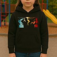 Robot Robotics Engineer Retro Vintage Kids Hoodie