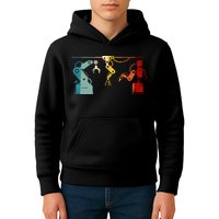Robot Robotics Engineer Retro Vintage Kids Hoodie