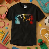 Robot Robotics Engineer Retro Vintage Kids T-Shirt