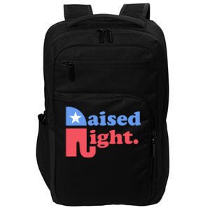 Raised Right Elephant Retro Impact Tech Backpack