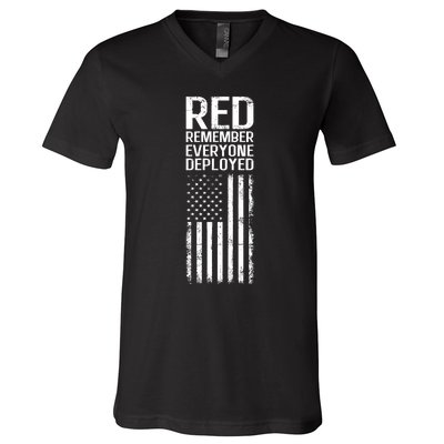 Red V-Neck T-Shirt