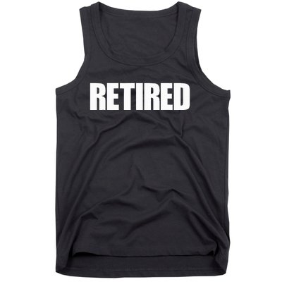 Retired Tank Top