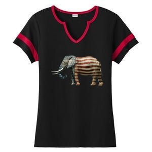 Republican Ladies Halftime Notch Neck Tee