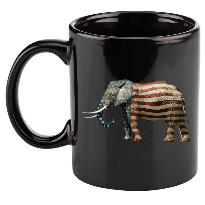 Republican 11oz C Handle Ceramic Mug