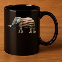 Republican 11oz C Handle Ceramic Mug