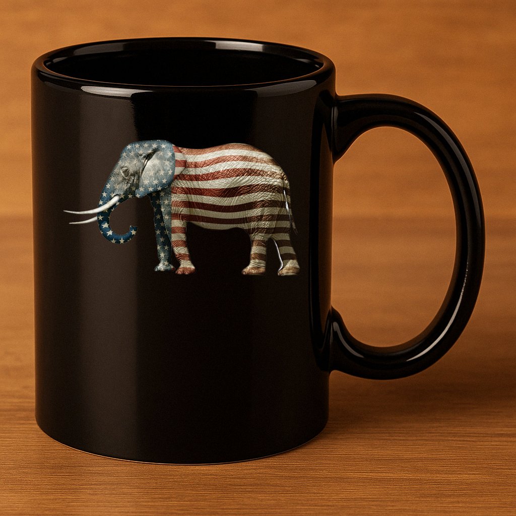 Republican 11oz C Handle Ceramic Mug