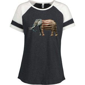 Republican Enza Ladies Jersey Colorblock Tee