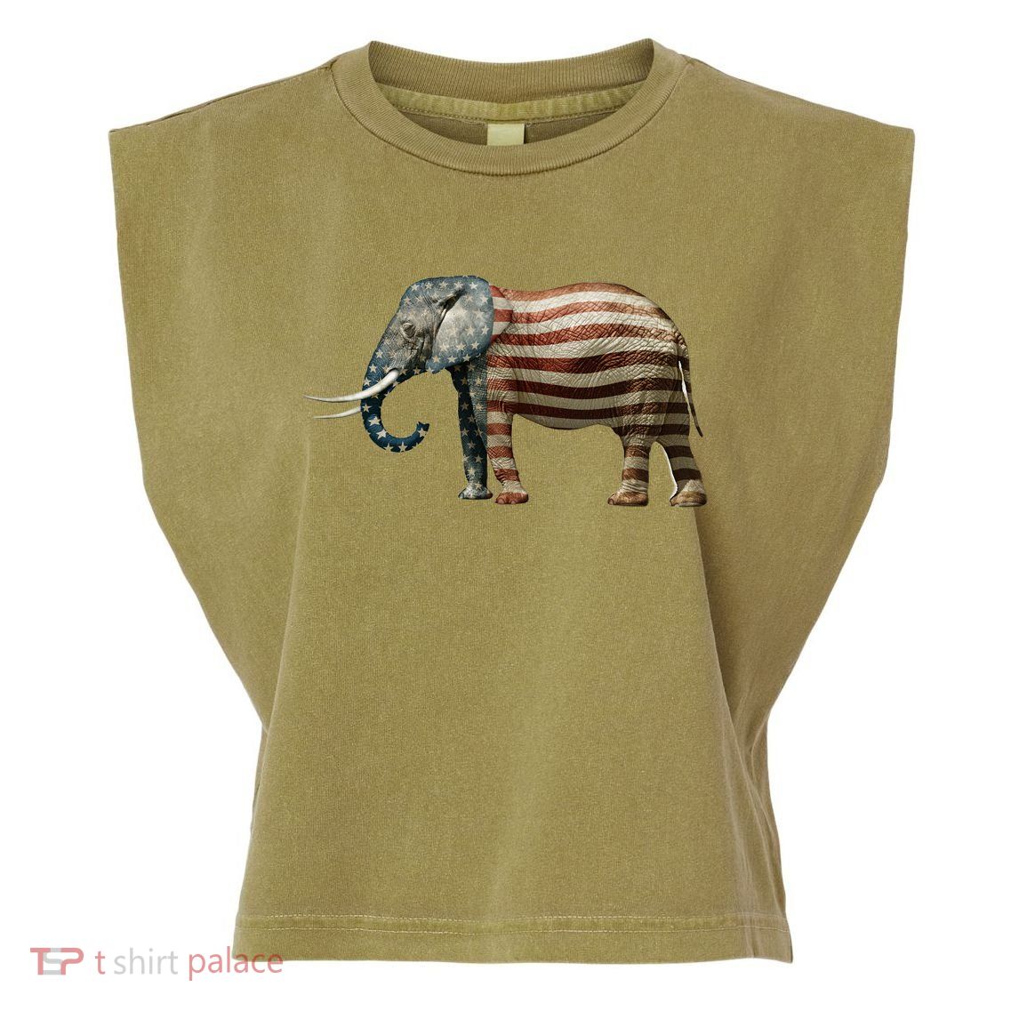 Republican Garment-Dyed Women's Muscle Tee