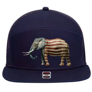 Republican 7 Panel Mesh Trucker Snapback Hat