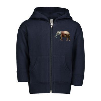 Republican Toddler Zip Fleece Hoodie