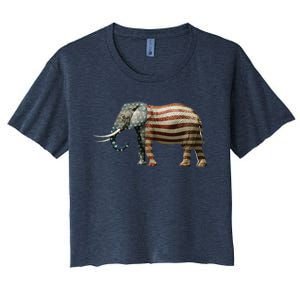 Republican Women's Crop Top Tee