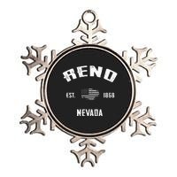 Reno Metallic Star Ornament