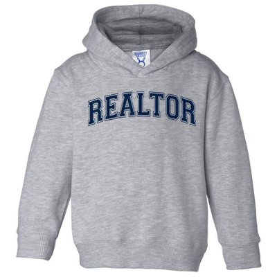 REALTOR REAL ESTATE AGENT BROKER VARSITY STYLE Toddler Hoodie