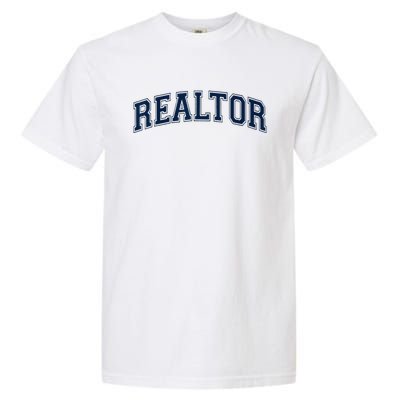 REALTOR REAL ESTATE AGENT BROKER VARSITY STYLE Garment-Dyed Heavyweight T-Shirt