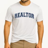 REALTOR REAL ESTATE AGENT BROKER VARSITY STYLE Cooling Performance Crew T-Shirt