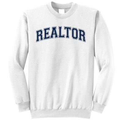 REALTOR REAL ESTATE AGENT BROKER VARSITY STYLE Sweatshirt