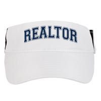 REALTOR REAL ESTATE AGENT BROKER VARSITY STYLE Adult Drive Performance Visor