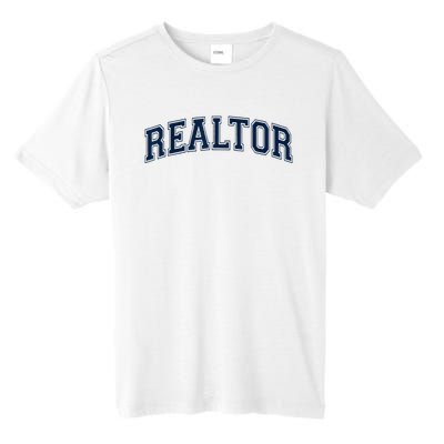 REALTOR REAL ESTATE AGENT BROKER VARSITY STYLE Tall Fusion ChromaSoft Performance T-Shirt