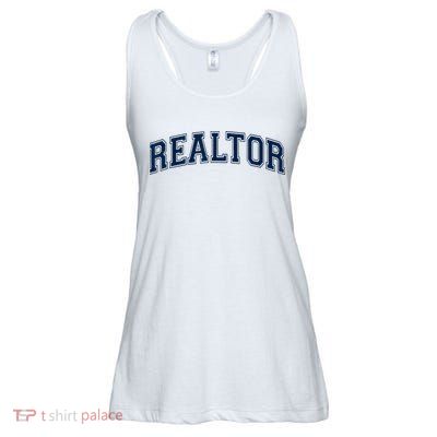 REALTOR REAL ESTATE AGENT BROKER VARSITY STYLE Ladies Essential Flowy Tank