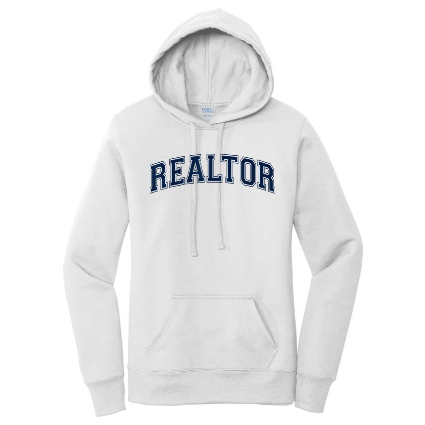 REALTOR REAL ESTATE AGENT BROKER VARSITY STYLE Women's Pullover Hoodie