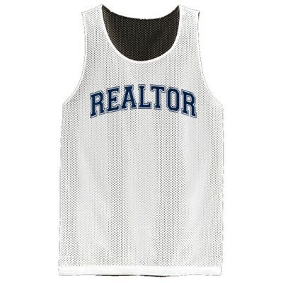 REALTOR REAL ESTATE AGENT BROKER VARSITY STYLE Mesh Reversible Basketball Jersey Tank