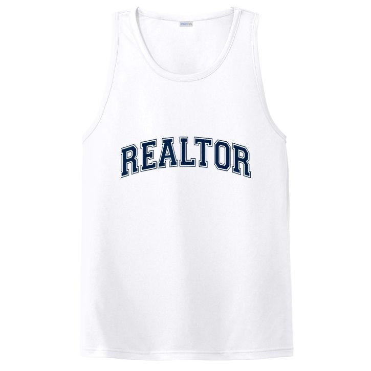 REALTOR REAL ESTATE AGENT BROKER VARSITY STYLE PosiCharge Competitor Tank