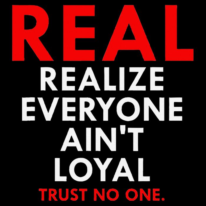 Real Realize Everyone AinT Loyal Trust No One Impact Tech Backpack
