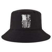 RED Remember Everyone Deployed Distressed Flag Cool Comfort Performance Bucket Hat