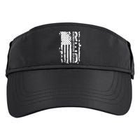 RED Remember Everyone Deployed Distressed Flag Adult Drive Performance Visor