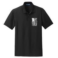 RED Remember Everyone Deployed Distressed Flag Dry Zone Grid Polo