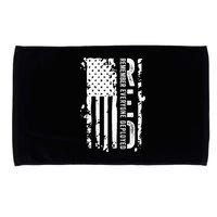 RED Remember Everyone Deployed Distressed Flag Microfiber Hand Towel