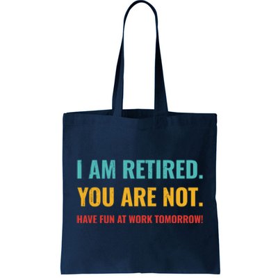 Retirement Tote Bag