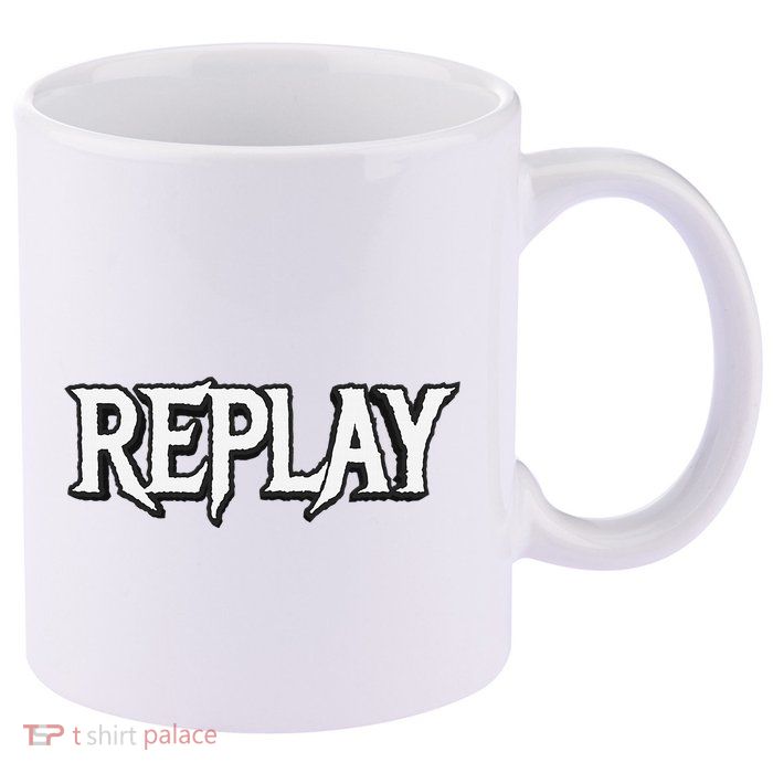Replay 11oz C Handle Ceramic Mug
