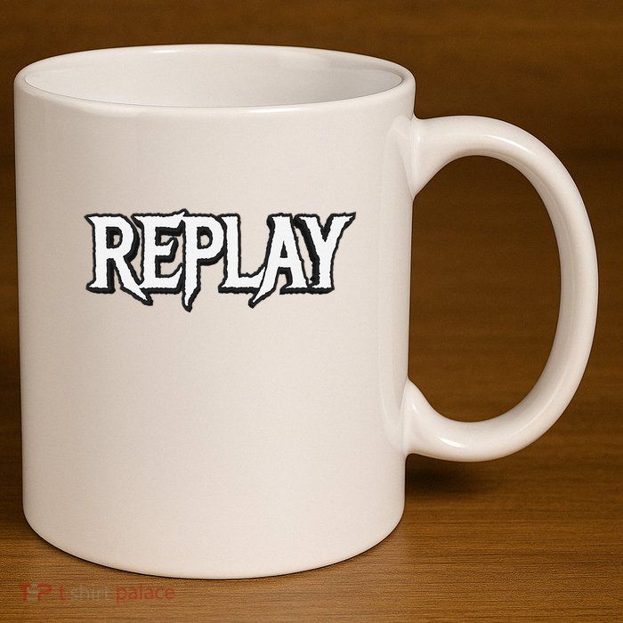 Replay 11oz C Handle Ceramic Mug