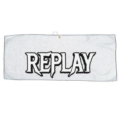 Replay Large Microfiber Waffle Golf Towel