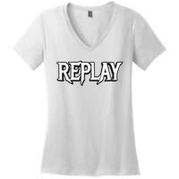 Replay Women's V-Neck T-Shirt