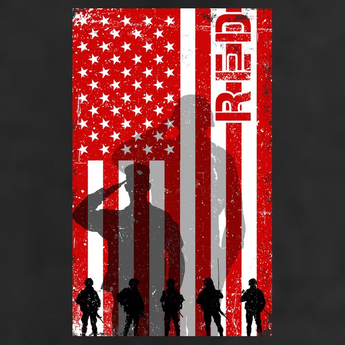 RED Remeber Everyone Deployed Support Military Troops Cool Comfort Performance Bucket Hat