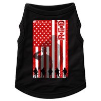 RED Remeber Everyone Deployed Support Military Troops Doggie Tank