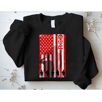 RED Remeber Everyone Deployed Support Military Troops Sweatshirt