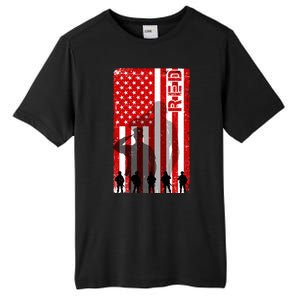 RED Remeber Everyone Deployed Support Military Troops Tall Fusion ChromaSoft Performance T-Shirt