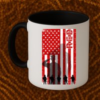 RED Remeber Everyone Deployed Support Military Troops Mug