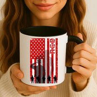 RED Remeber Everyone Deployed Support Military Troops Mug