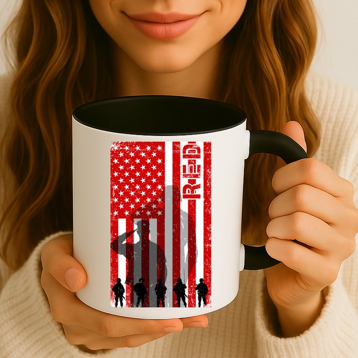 RED Remeber Everyone Deployed Support Military Troops Mug