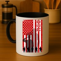RED Remeber Everyone Deployed Support Military Troops Mug