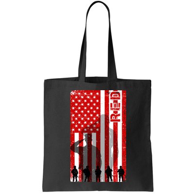 RED Remeber Everyone Deployed Support Military Troops Bag