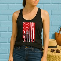 RED Remeber Everyone Deployed Support Military Troops Womens Tank Top