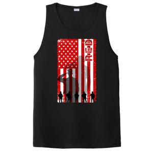 RED Remeber Everyone Deployed Support Military Troops PosiCharge Competitor Tank