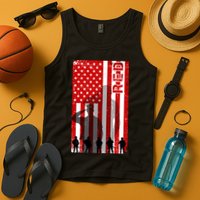 RED Remeber Everyone Deployed Support Military Troops Tank Top