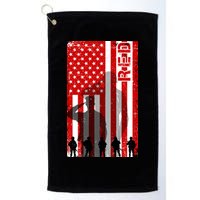 RED Remeber Everyone Deployed Support Military Troops Golf Towel